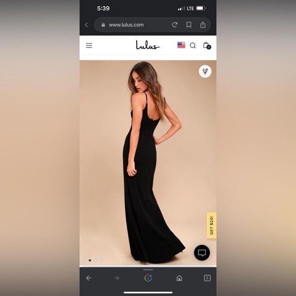 Infinite Glory Maxi Dress Lulus - Picture 6 of 11